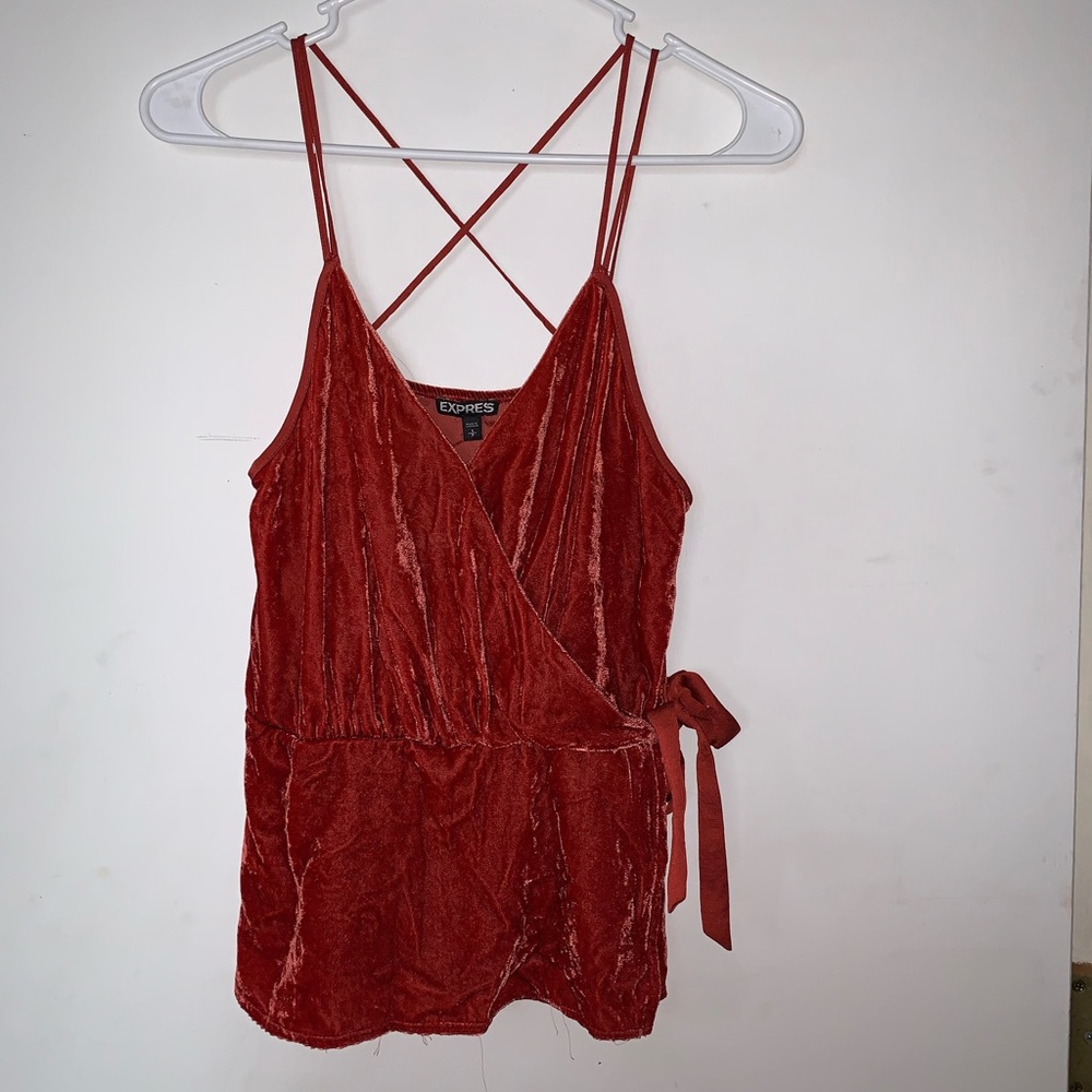 Orange soft to touch tank top